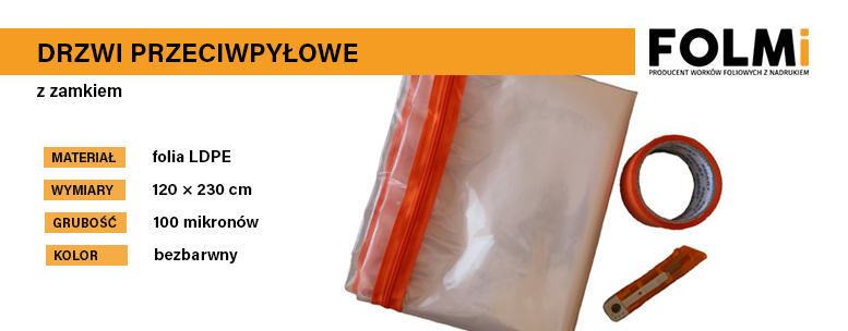 Drzwi przeciwpyłowe z zamkiem